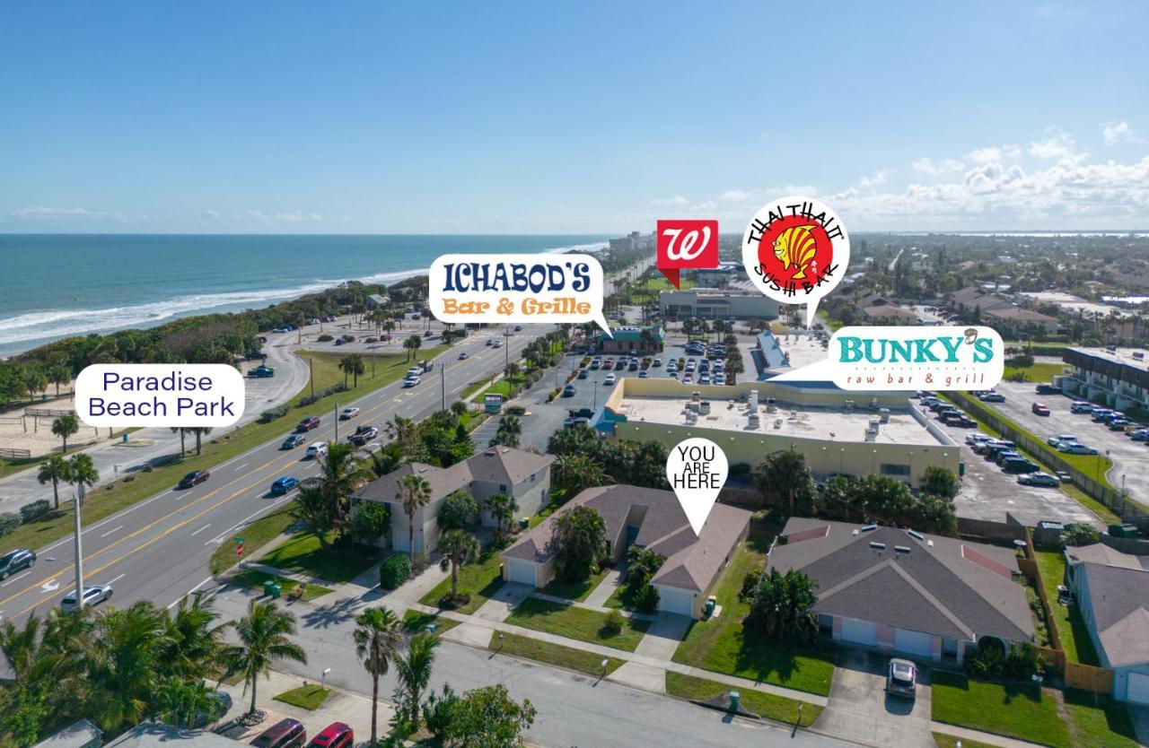 Sunset Serenity - 3Br Beach Townhome With Outdoor Patio - New Hot Tub, Steps To Ocean Fun! Melbourne Eksteriør billede
